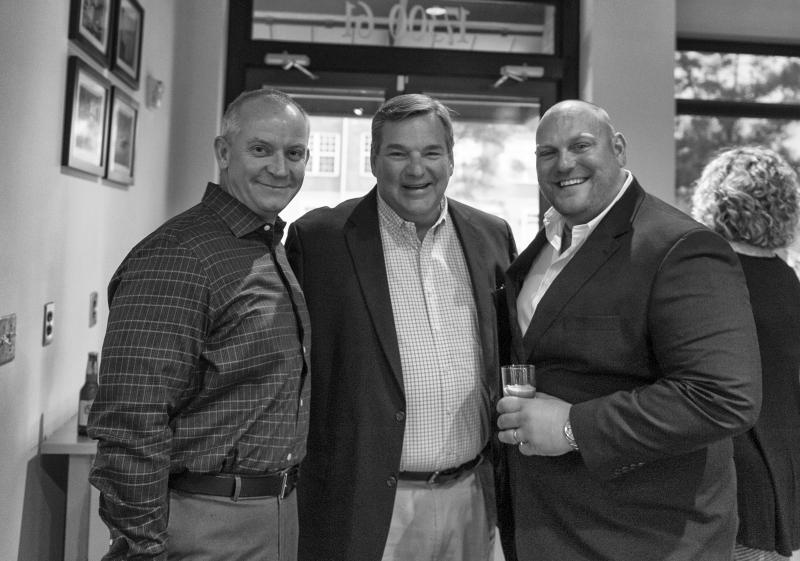 Shown are (l-r) Commissioner Rob Coupe, Alan Levin, and Scott Kammerer. SUBMITTED PHOTO